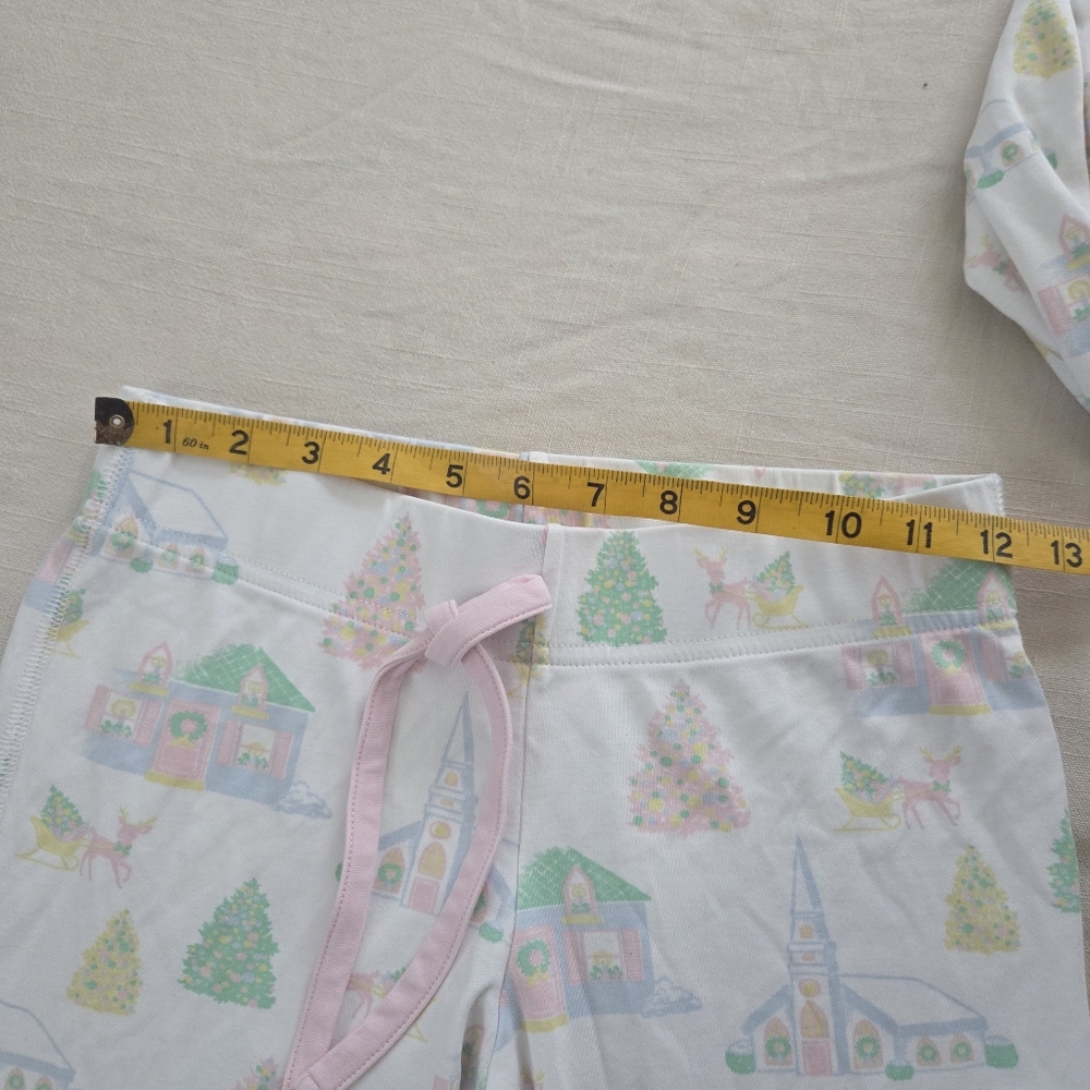 The Beaufort Bonnet Company Pajamas Pastel House Church Christmas XS 100% Cotton - Picture 7 of 9